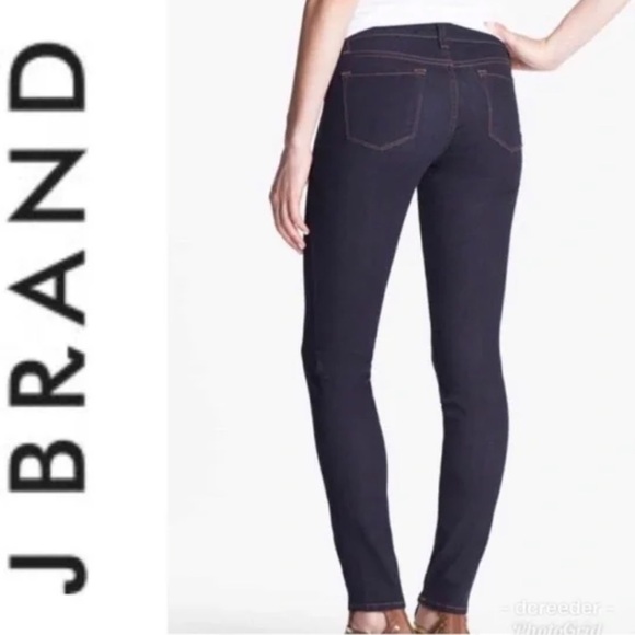 J Brand Jean Jeggings Skinny 9010216 Starless Dark Wash Size 30 - Picture 1 of 11